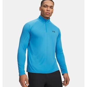 NWT Under Armour Men's UA Velocity 2.0 ¼ Zip in Ether Blue size XL